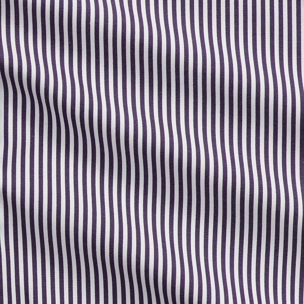Custom Fit Striped Poplin Shirt