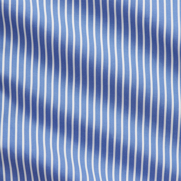 Custom Fit Striped Poplin Shirt