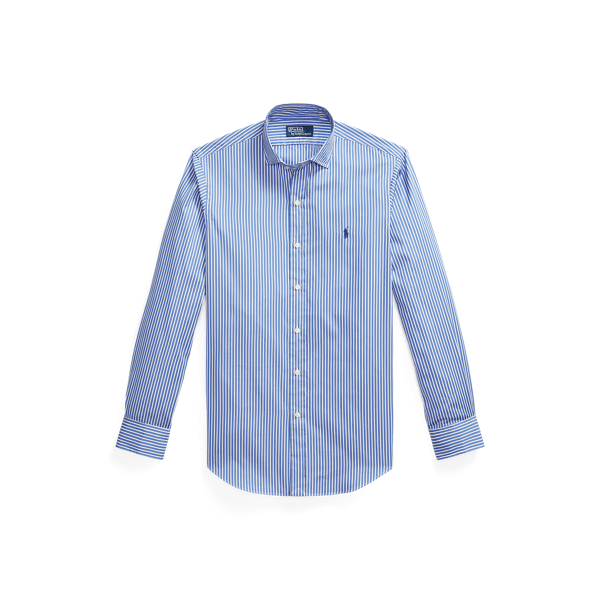 Custom Fit Striped Poplin Shirt