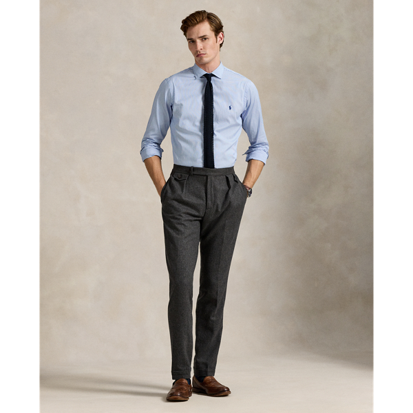 Custom Fit Striped Poplin Shirt