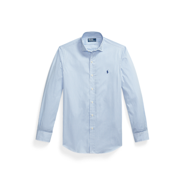 Custom Fit Striped Poplin Shirt