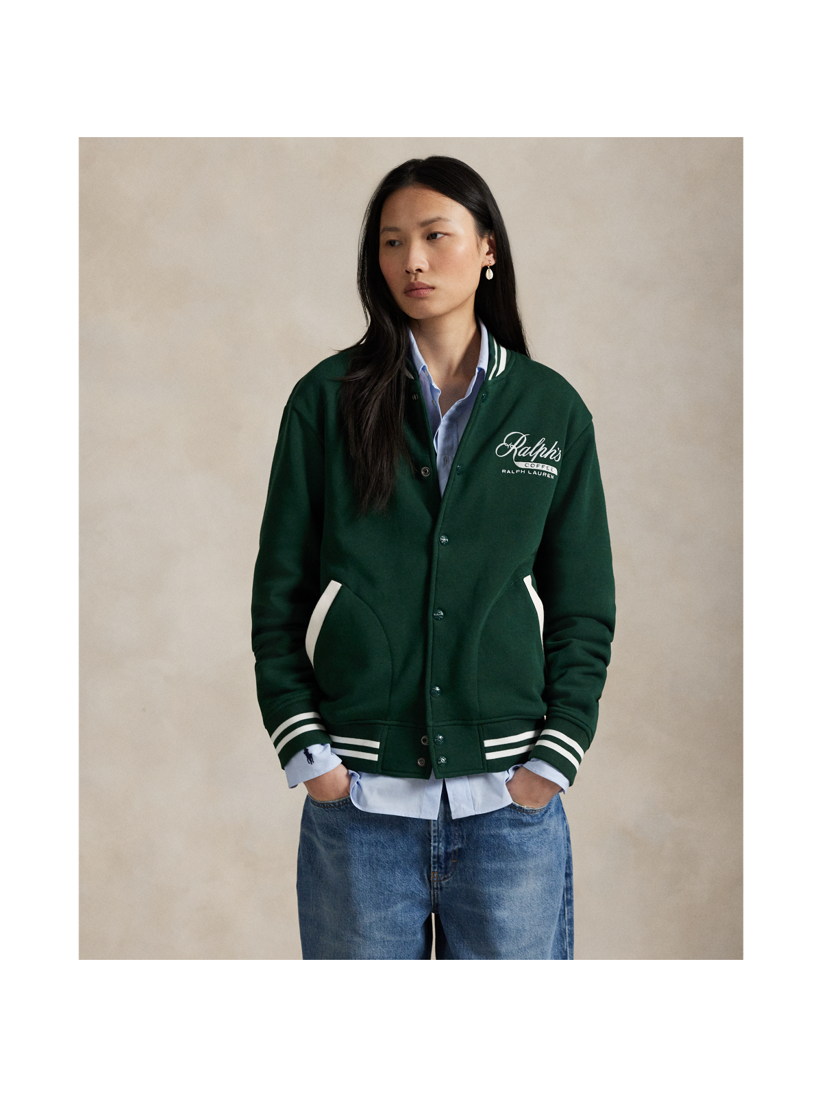 Мужские куртки Ralph Lauren Ralph’s Coffee Baseball Jacket — фото 3