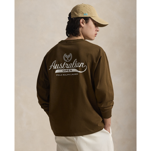 ラルフローレン x AO オーストラリアンオープン テニス シャツ オーストラリアン オープン ビッグ フィット Tシャツ | ラルフ