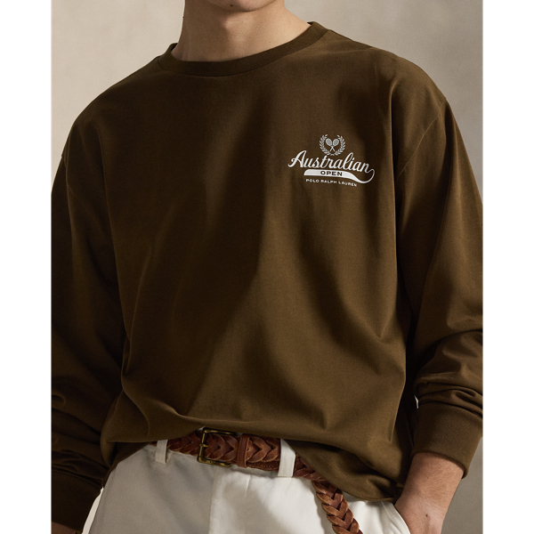York Brown Australian Open Big Fit T-Shirt Polo Ralph Lauren 6
