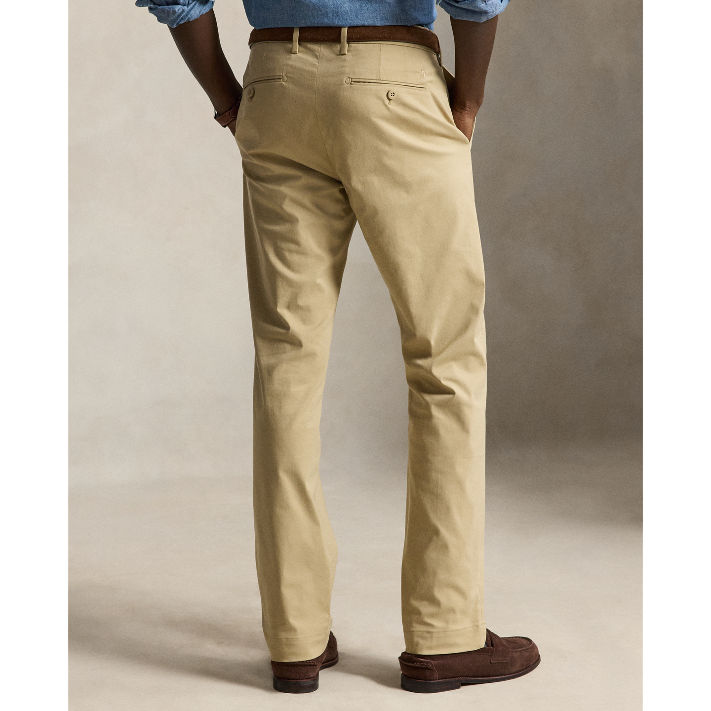 Мужские брюки Polo Ralph Lauren Norwich Straight Fit Performance, цвет: Хаки — фото 2