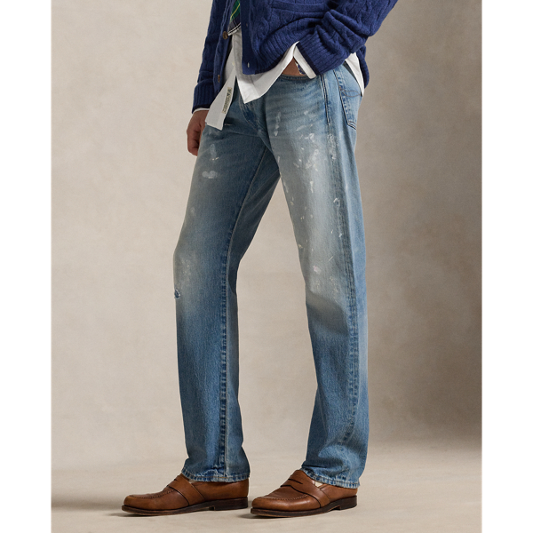 Hampton Straight Hand-Painted Jean