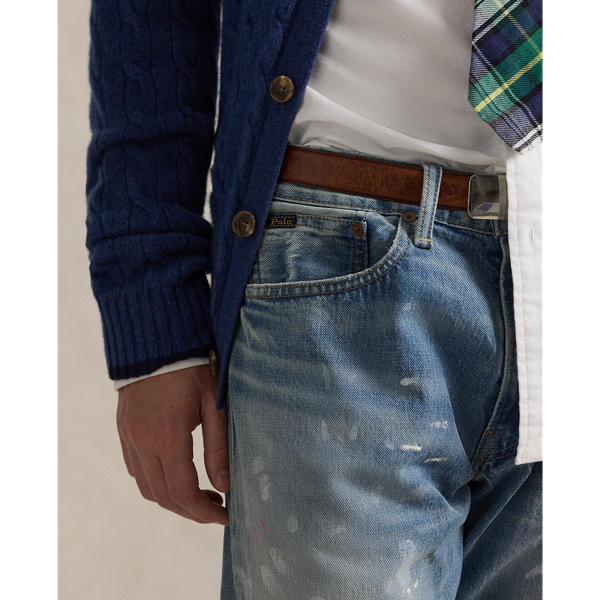 Hampton Straight Hand-Painted Jean