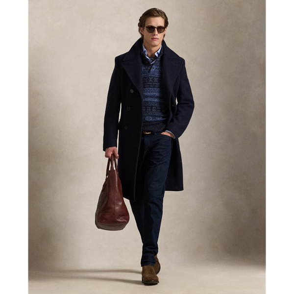 Fair-Isle-Pullover mit Polokragen