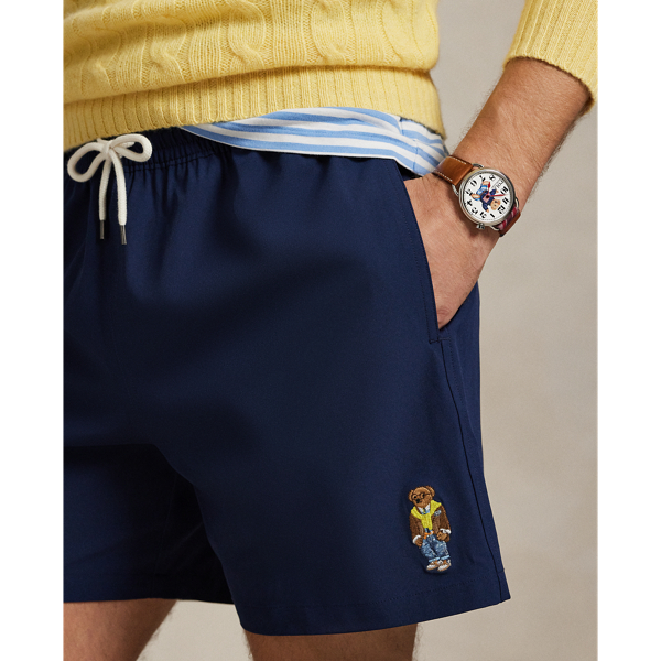 5.75-Inch Traveler Polo Bear Swim Trunk