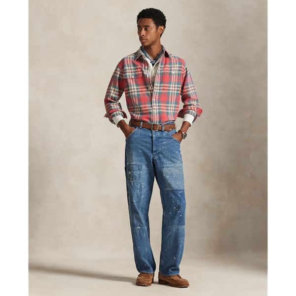 Classic Fit Plaid Flannel Workshirt