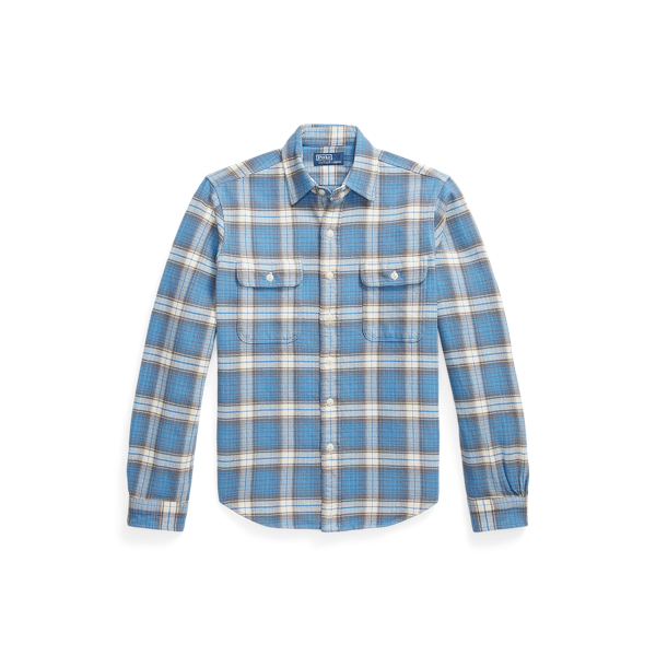 Classic Fit Plaid Flannel Workshirt