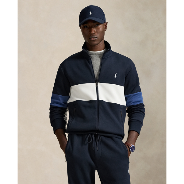 (取寄) ラルフローレン メンズ ダブルニット トラック ジャケット Polo Ralph Lauren men Double-Knit Track Jacket Aviator Navy Double-Knit Track Jacket