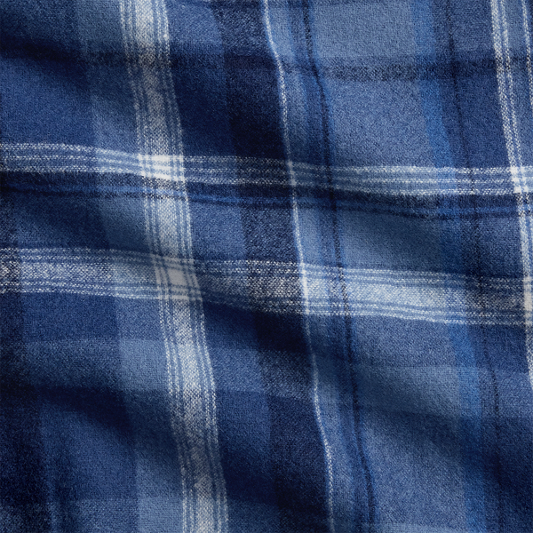 Classic Fit Plaid Wool Shirt