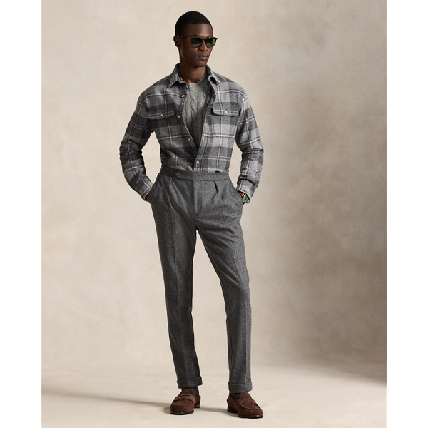 Classic Fit Plaid Wool Workshirt