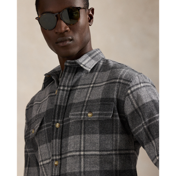 クラシック フィット チェック ウール ワークシャツ | ラルフ ローレン