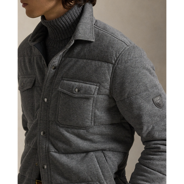 Quilted Jersey Overshirt
