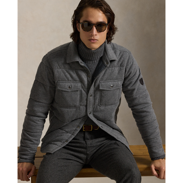 Quilted Jersey Overshirt