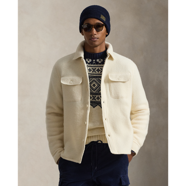 フェルテッド ウールブレンド オーバーシャツ | ラルフ ローレン公式