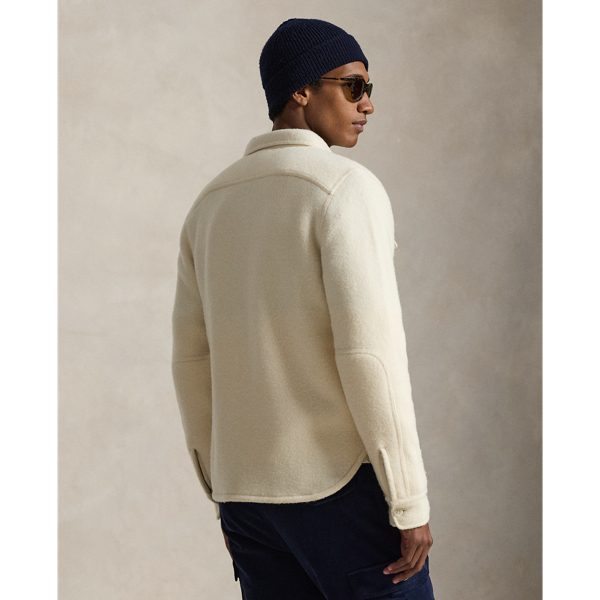 新品未使用　ラルフローレン　プラッド ウールブレンド オーバーシャツ フェルテッド ウールブレンド オーバーシャツ | ラルフ ローレン公式