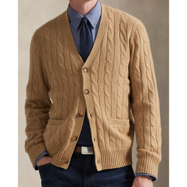 Cable-Knit Cashmere Cardigan