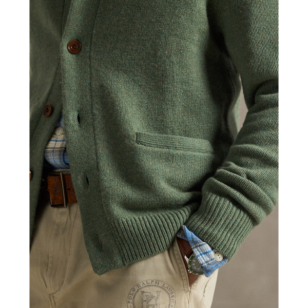 ウールカシミヤ ショールカラー カーディガン | ラルフ ローレン公式