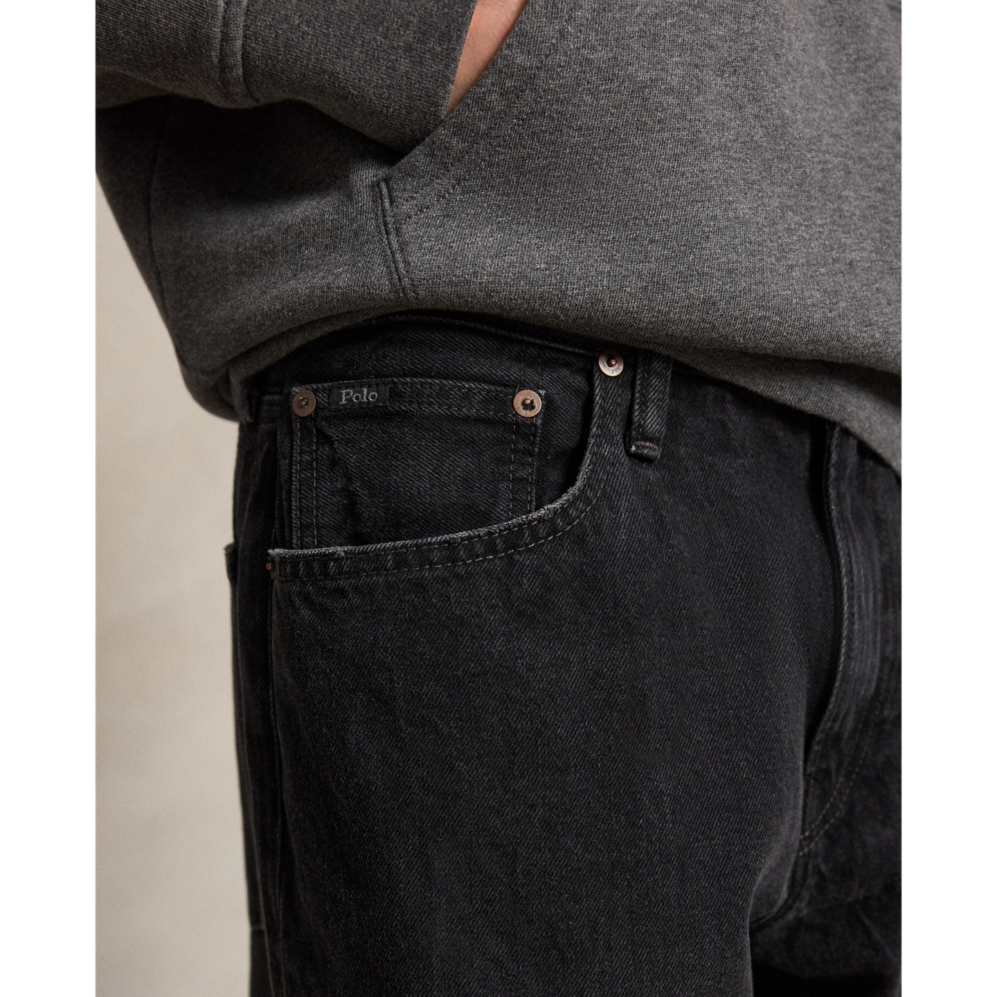 Мужские джинсы Polo Ralph Lauren Rivington Relaxed, цвет: Варёный — фото 4
