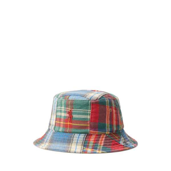 Reversible Twill-Flannel Bucket Hat