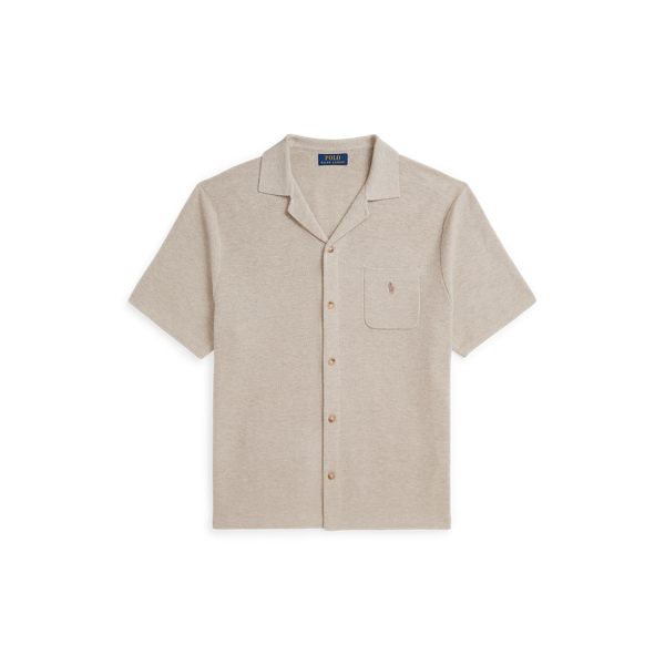 Polo Ralph Lauren メッシュニット コットン キャンプ シャツ セーター 1