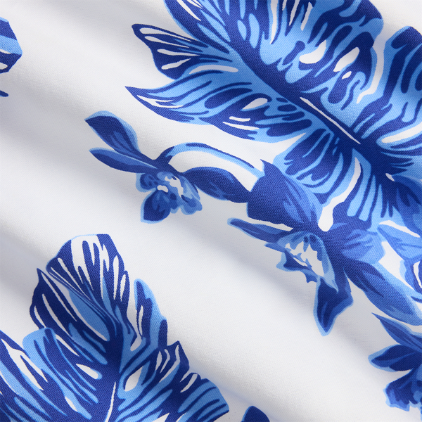 Classic Fit Tropical-Print Camp Shirt