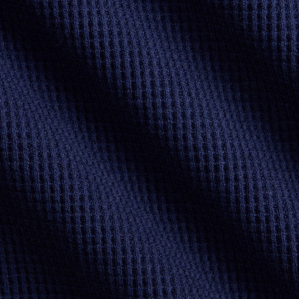 Newport Navy Waffle-Knit Cotton-Linen Camp Shirt Polo Ralph Lauren 8