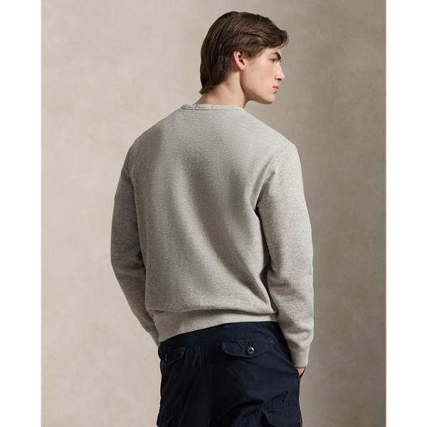 Loft Heather Fleece Graphic Pullover Polo Ralph Lauren 5