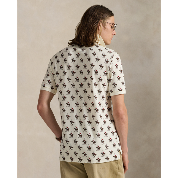 Classic Fit Equestrian Mesh Polo Shirt