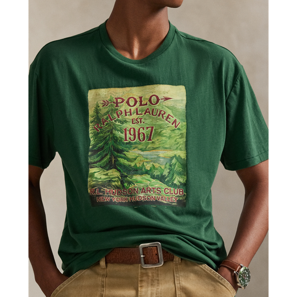 Classic Fit Jersey Graphic T-Shirt