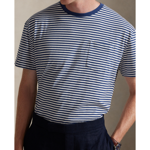 Classic Fit Striped Jersey T-Shirt