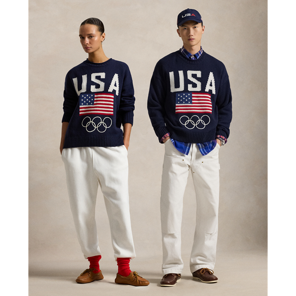 Team USA Wool-Blend Rollneck Sweater