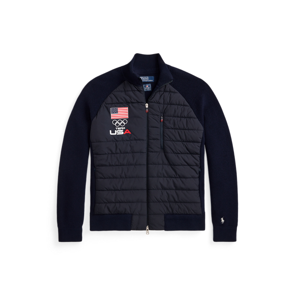 お値下げ！美品☆Ralph Lauren ベースボールウール混ジャケット 150 トリプルポニー フリース ベースボール ジャケット