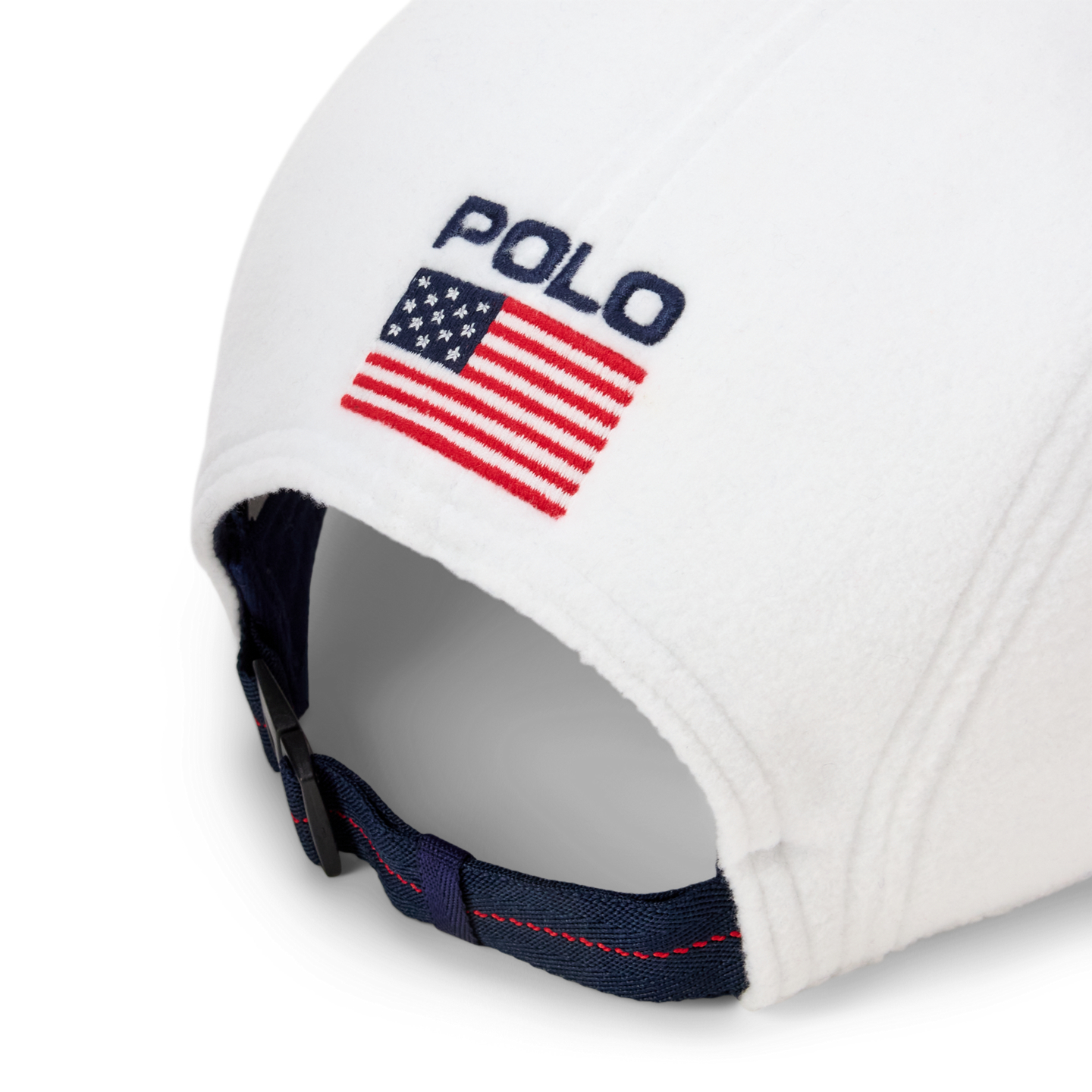 Мужская кепка Ralph Lauren Flag Fleece, цвет: Белый — фото 2