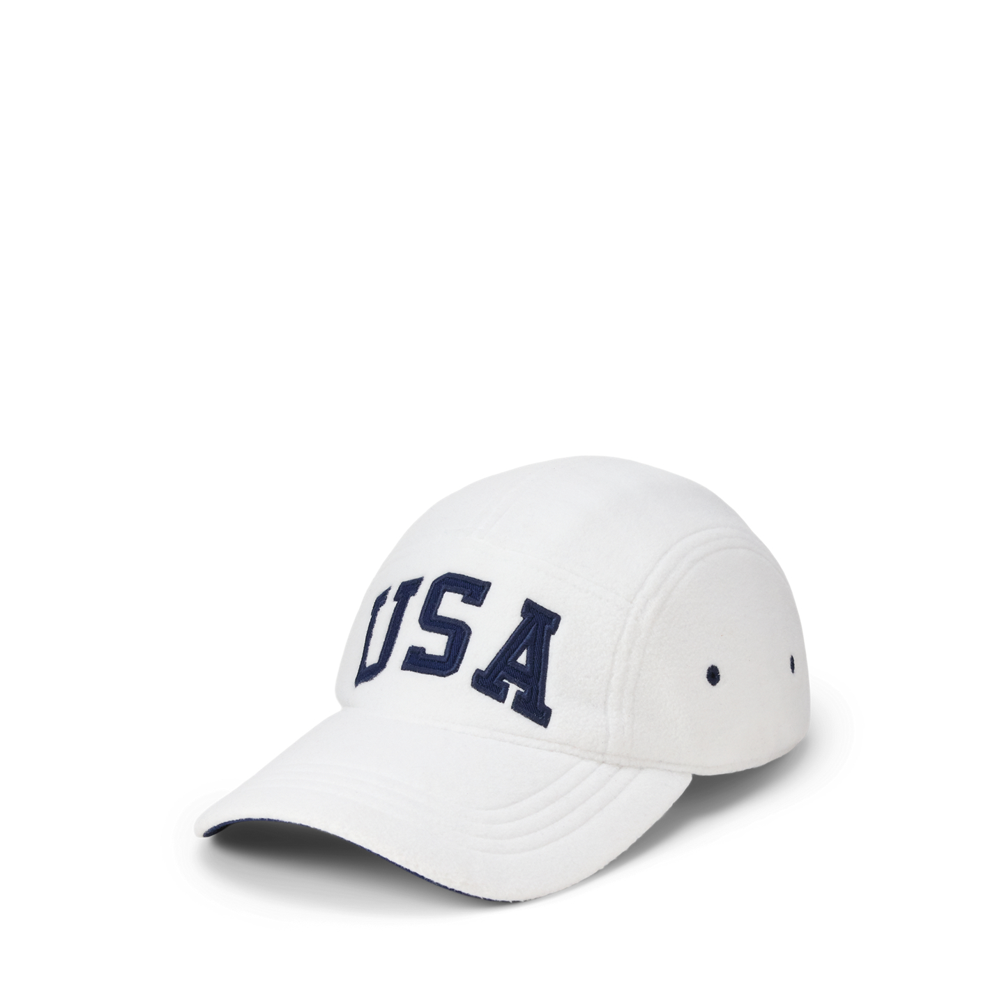 Мужская кепка Ralph Lauren Flag Fleece, цвет: Белый — фото 3
