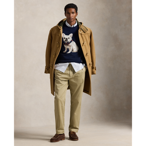 Dog-Intarsia Cashmere Sweater