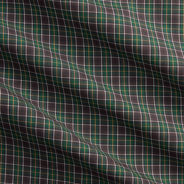 Kariertes Custom-Fit Popelinehemd Polo Ralph Lauren in Braun/Kiefer multi 8