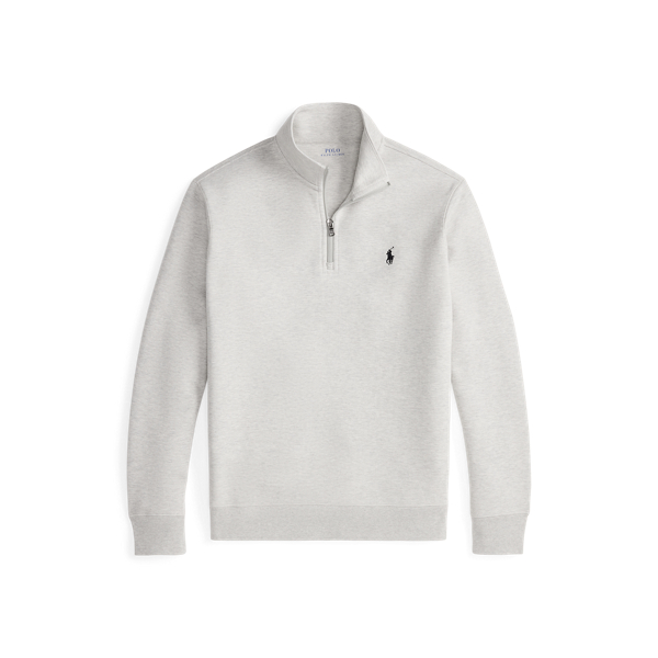 Double-Knit Quarter-Zip Pullover
