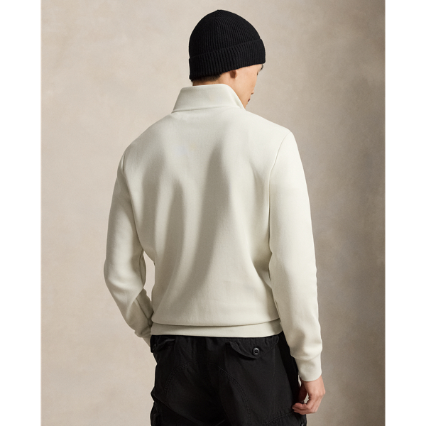Double-Knit Quarter-Zip Pullover