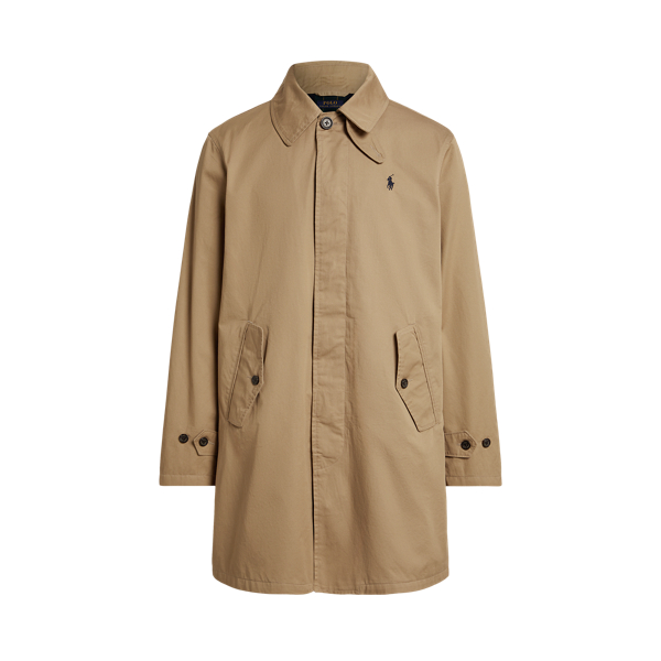 【極美品】ラルフローレン　ステンカラーコート　グランチェック　ウール100%　M 極美品】ラルフローレン ステンカラーコート グランチェック ウール100