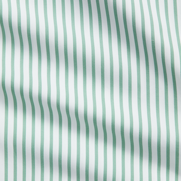 White Seafoam Custom Fit Striped Poplin Shirt Polo Ralph Lauren 6
