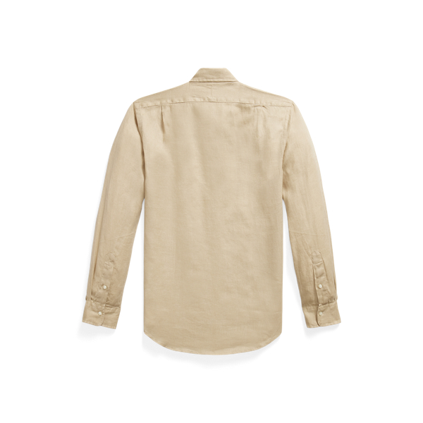 Custom Fit Linen Shirt Polo Ralph Lauren in K&uuml;sten-Beige 2