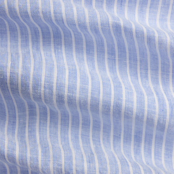 Custom Fit Striped Linen Shirt