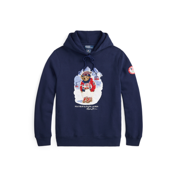 Cotton-Blend-Fleece Hoodie