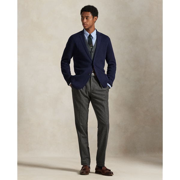 Washable Wool Blazer Cardigan