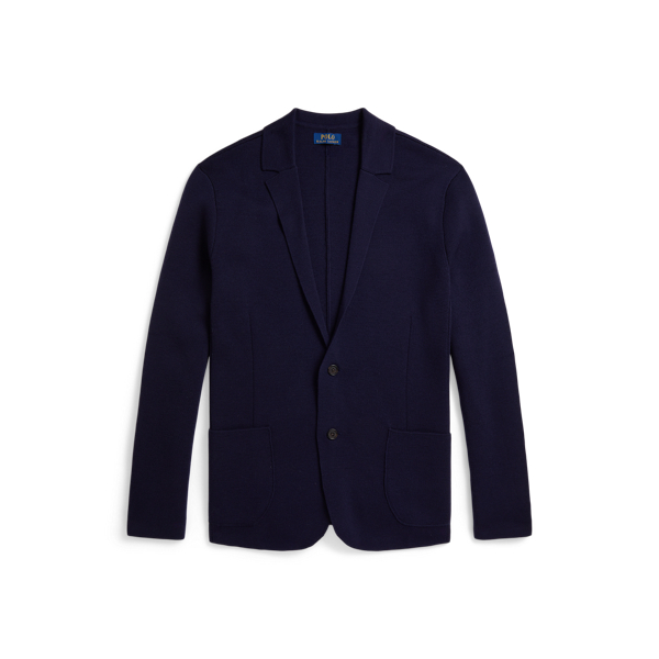 【送料&関税込】Polo Ralph Lauren Midnight Blu Cashmere Card Cashmere Blazer Cardigan