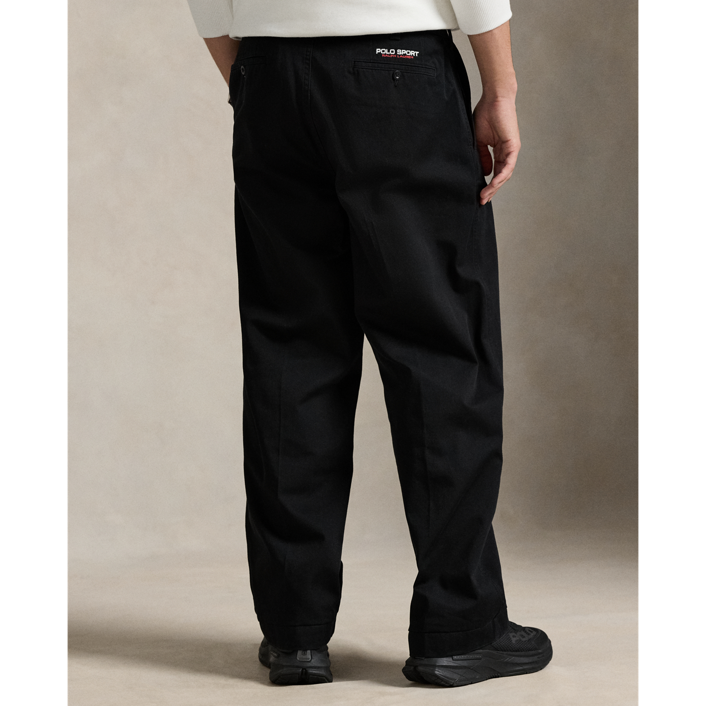 Мужские брюки Ralph Lauren Burroughs Relaxed Fit Polo Sport, цвет: Чёрный — фото 2